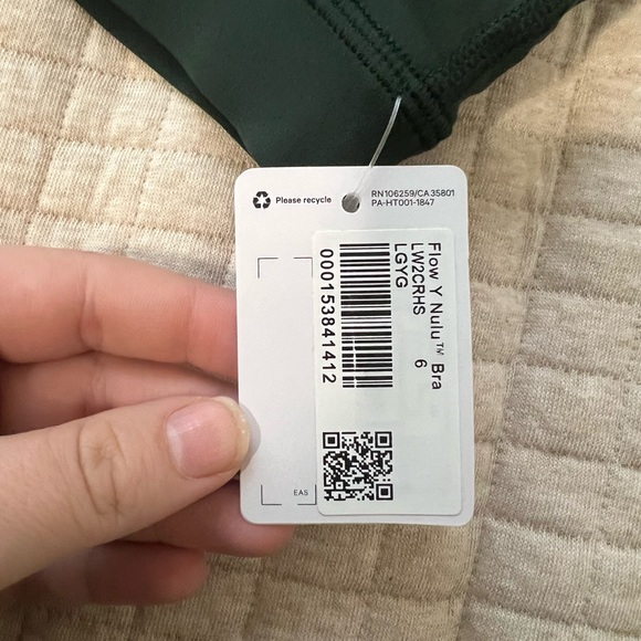 Lululemon Flow Y Bra Nulu NWOT - Picture 4 of 7